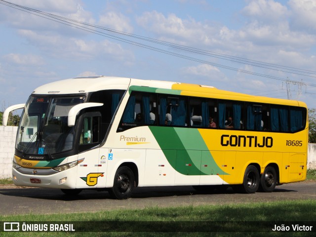 Empresa Gontijo de Transportes 18685 na cidade de Teresina, Piauí, Brasil, por João Victor. Número da foto: #9354408.