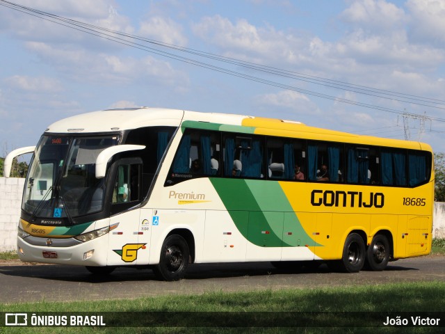 Empresa Gontijo de Transportes 18685 na cidade de Teresina, Piauí, Brasil, por João Victor. ID da foto: 9354408.