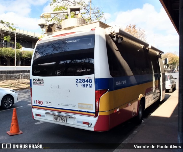 Polícia Militar de Minas Gerais 22848 na cidade de Belo Horizonte, Minas Gerais, Brasil, por Vicente de Paulo Alves. Número da foto: #9353628.