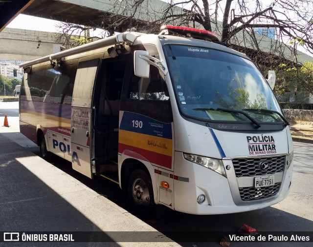 Polícia Militar de Minas Gerais 22848 na cidade de Belo Horizonte, Minas Gerais, Brasil, por Vicente de Paulo Alves. ID da foto: 9353626.