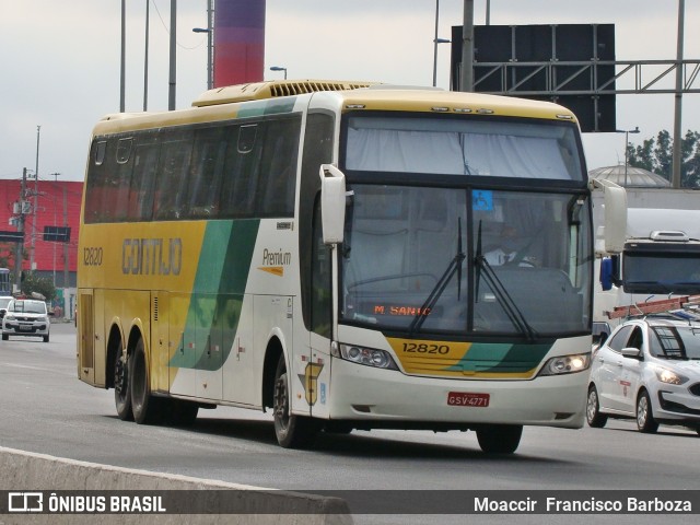 Empresa Gontijo de Transportes 12820 na cidade de São Paulo, São Paulo, Brasil, por Moaccir  Francisco Barboza. ID da foto: 9358675.