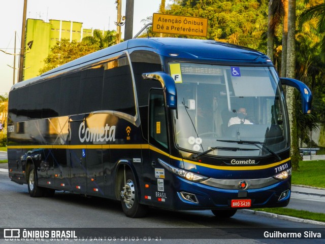 Viação Cometa 719511 na cidade de Santos, São Paulo, Brasil, por Guilherme Silva. Número da foto: #9360468.