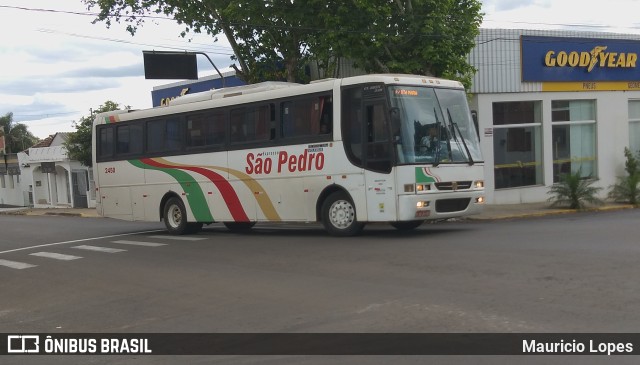 Expresso São Pedro 2450 na cidade de Santiago, Rio Grande do Sul, Brasil, por Mauricio Lopes. ID da foto: 9358561.