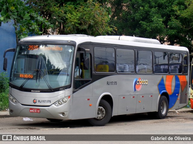 Coesa Transportes RJ 117.175 na cidade de São Gonçalo, Rio de Janeiro, Brasil, por Gabriel de Oliveira. ID da foto: 9359801.