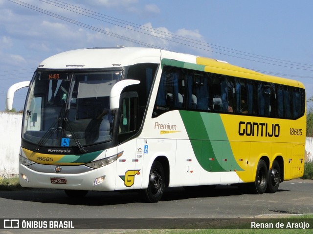 Empresa Gontijo de Transportes 18685 na cidade de Teresina, Piauí, Brasil, por Renan de Araújo. Número da foto: #9360228.