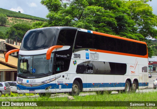 Expresso União 20049 na cidade de Manhuaçu, Minas Gerais, Brasil, por Saimom  Lima. ID da foto: 9359556.