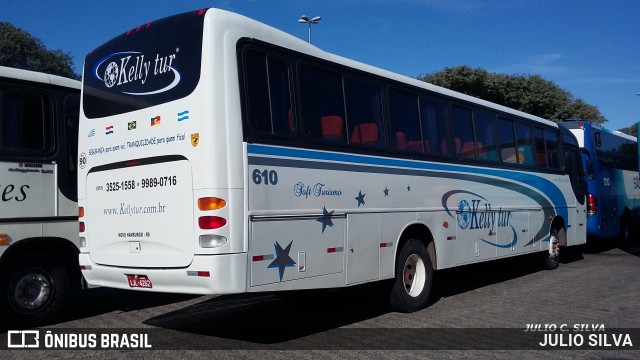 Kelly Tur Turismo 610 na cidade de Porto Alegre, Rio Grande do Sul, Brasil, por JULIO SILVA. Número da foto: #9357576.