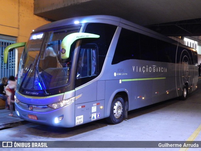 Viação Garcia 8204 na cidade de Sorocaba, São Paulo, Brasil, por Guilherme Arruda. Número da foto: #9358090.