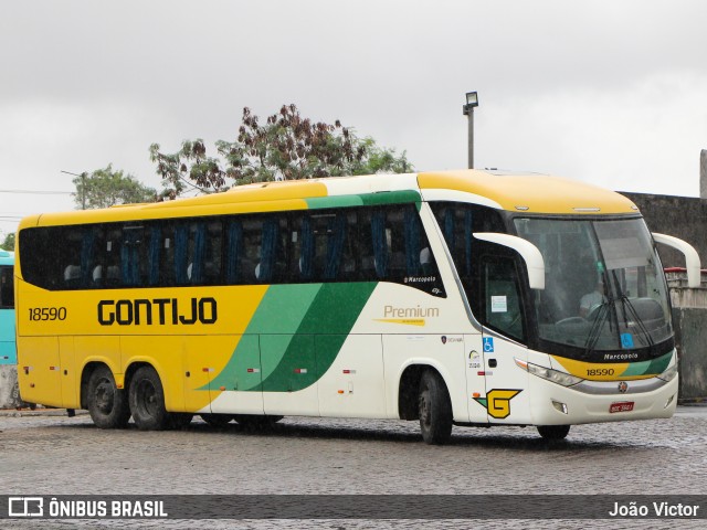 Empresa Gontijo de Transportes 18590 na cidade de Feira de Santana, Bahia, Brasil, por João Victor. Número da foto: #9360320.