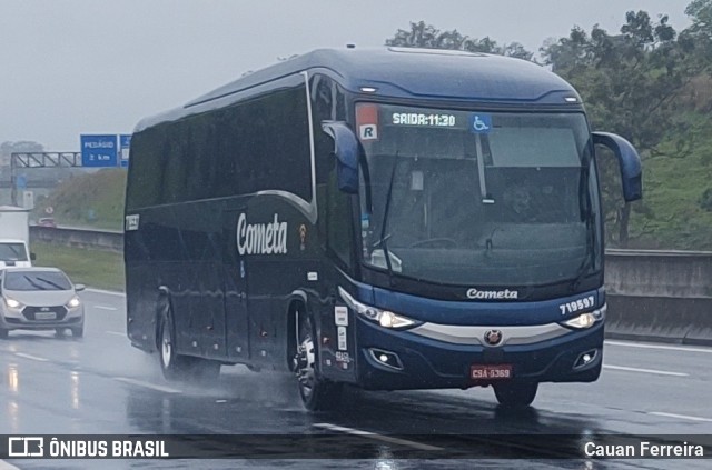 Viação Cometa 719597 na cidade de Itaquaquecetuba, São Paulo, Brasil, por Cauan Ferreira. ID da foto: 9359320.