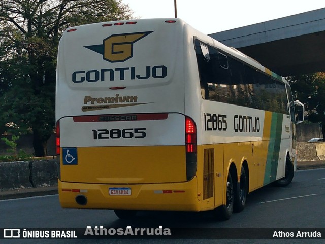 Empresa Gontijo de Transportes 12865 na cidade de Belo Horizonte, Minas Gerais, Brasil, por Athos Arruda. ID da foto: 9359891.