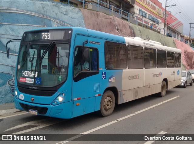 Santa Zita Transportes Coletivos 21246 na cidade de Cariacica, Espírito Santo, Brasil, por Everton Costa Goltara. ID da foto: 9357862.