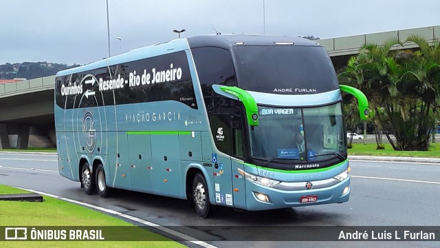 Viação Garcia 8464 na cidade de Florianópolis, Santa Catarina, Brasil, por André Luis L Furlan. ID da foto: 9359408.