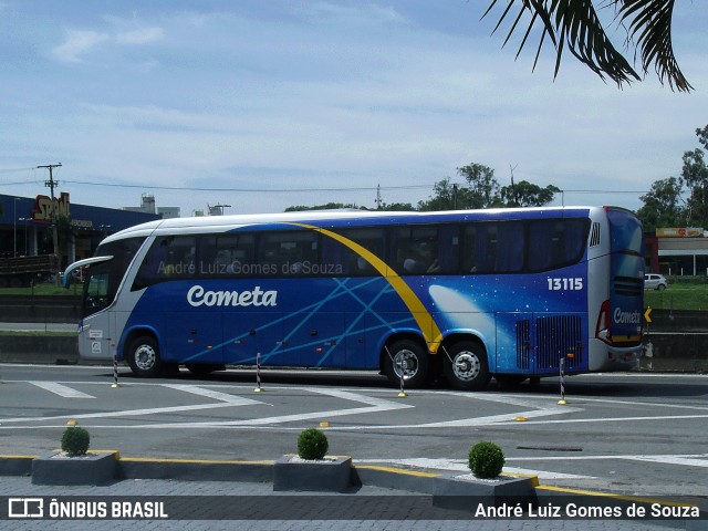 Viação Cometa 13115 na cidade de Resende, Rio de Janeiro, Brasil, por André Luiz Gomes de Souza. ID da foto: 9359887.