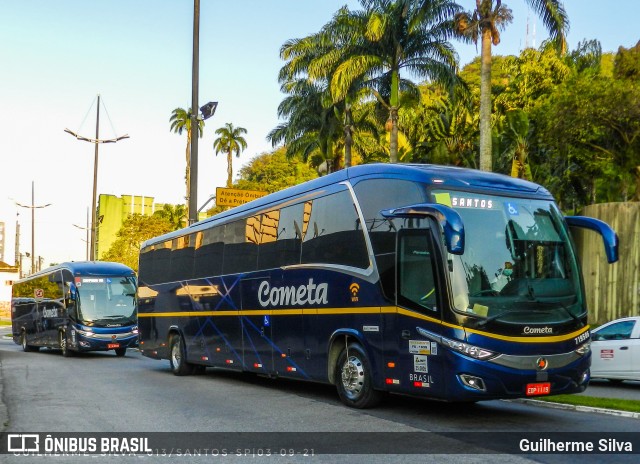 Viação Cometa 719506 na cidade de Santos, São Paulo, Brasil, por Guilherme Silva. ID da foto: 9360460.