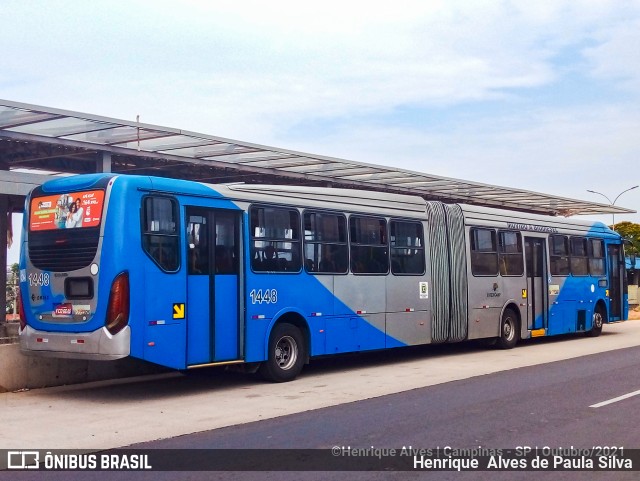 VB Transportes e Turismo 1448 na cidade de Campinas, São Paulo, Brasil, por Henrique Alves de Paula Silva. Número da foto: #9357718.