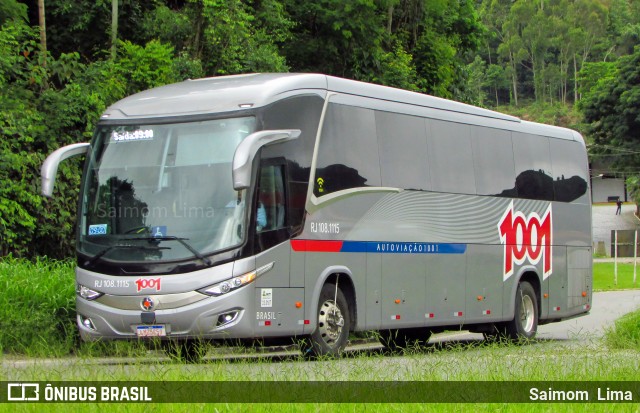 Auto Viação 1001 RJ 108.1115 na cidade de Manhuaçu, Minas Gerais, Brasil, por Saimom  Lima. Número da foto: #9359640.