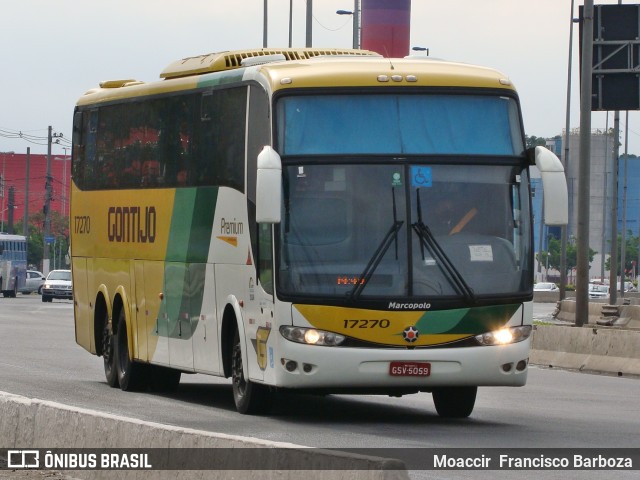 Empresa Gontijo de Transportes 17270 na cidade de São Paulo, São Paulo, Brasil, por Moaccir  Francisco Barboza. Número da foto: #9358754.
