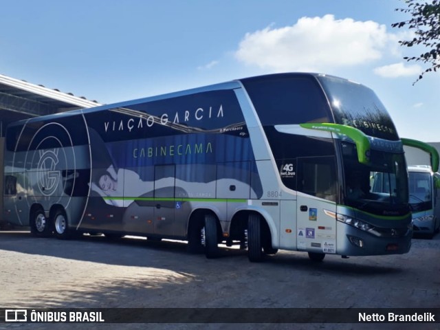 Viação Garcia 8804 na cidade de Curitiba, Paraná, Brasil, por Netto Brandelik. ID da foto: 9362341.