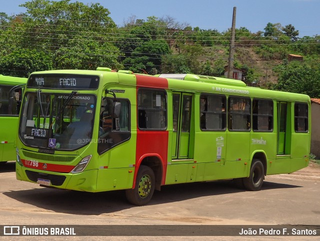 Viação Santana 02798 na cidade de Teresina, Piauí, Brasil, por João Pedro F. Santos. Número da foto: #9362579.