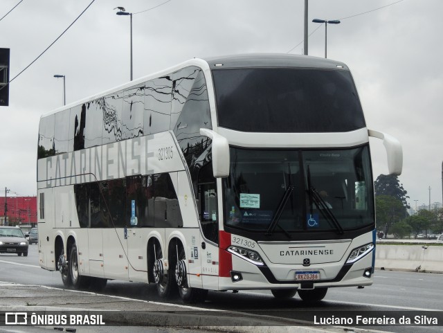 Auto Viação Catarinense 321305 na cidade de São Paulo, São Paulo, Brasil, por Luciano Ferreira da Silva. Número da foto: #9363747.