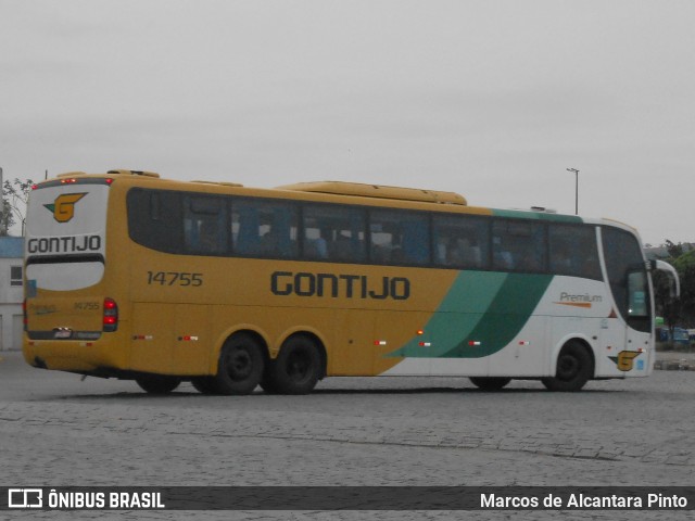 Empresa Gontijo de Transportes 14755 na cidade de Perdões, Minas Gerais, Brasil, por Marcos de Alcantara Pinto. ID da foto: 9361344.