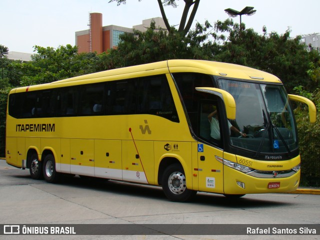 Viação Itapemirim 60551 na cidade de São Paulo, São Paulo, Brasil, por Rafael Santos Silva. ID da foto: 9364298.