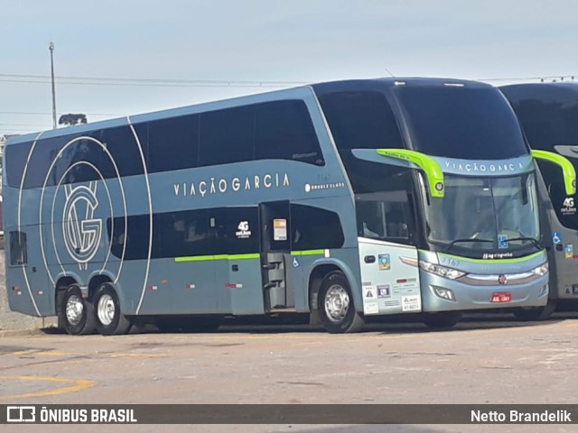 Viação Garcia 7167 na cidade de Curitiba, Paraná, Brasil, por Netto Brandelik. ID da foto: 9361983.