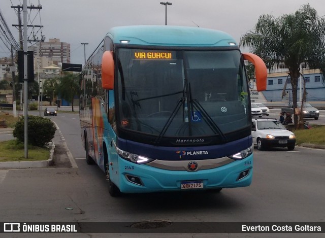 Planeta Transportes Rodoviários 2143 na cidade de Cariacica, Espírito Santo, Brasil, por Everton Costa Goltara. Número da foto: #9362446.
