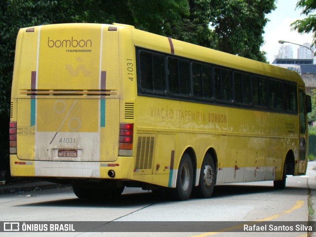 Viação Itapemirim 41031 na cidade de São Paulo, São Paulo, Brasil, por Rafael Santos Silva. Número da foto: #9364290.