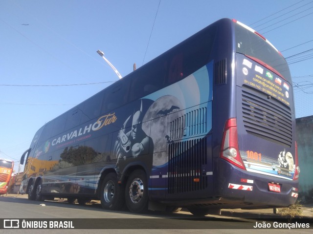 Carvalho Tur Transportes e Turismo 1001 na cidade de Novo Gama, Goiás, Brasil, por João Gonçalves. Número da foto: #9361136.
