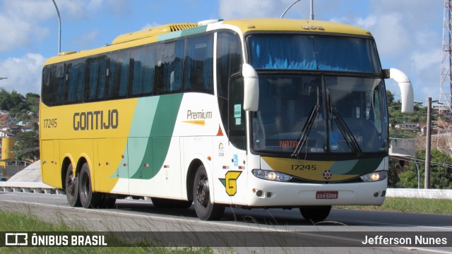 Empresa Gontijo de Transportes 17245 na cidade de Recife, Pernambuco, Brasil, por Jefferson Nunes. ID da foto: 9362547.