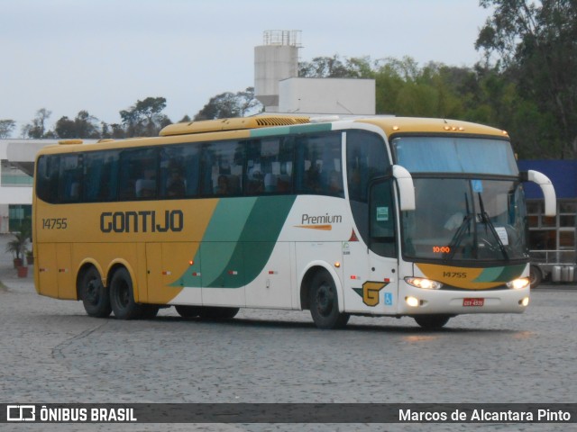 Empresa Gontijo de Transportes 14755 na cidade de Perdões, Minas Gerais, Brasil, por Marcos de Alcantara Pinto. ID da foto: 9361333.