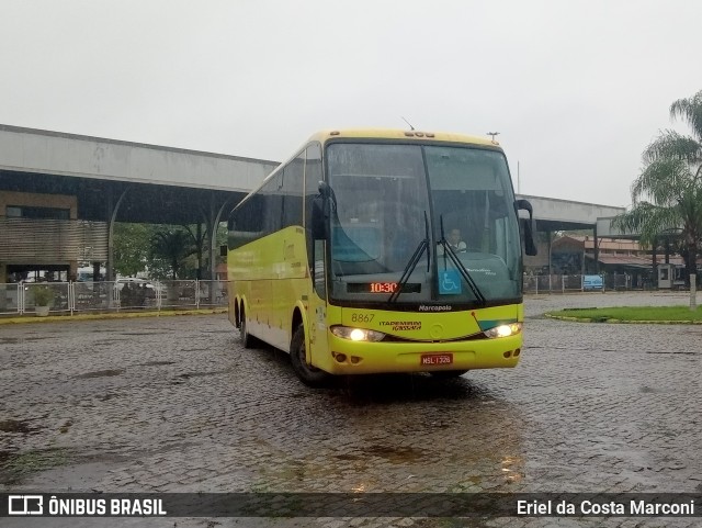 Viação Itapemirim 8867 na cidade de Campos dos Goytacazes, Rio de Janeiro, Brasil, por Eriel da Costa Marconi. ID da foto: 9362589.