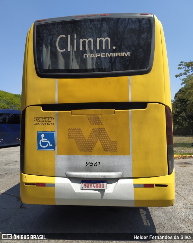 Viação Itapemirim 9561 na cidade de São Paulo, São Paulo, Brasil, por Helder Fernandes da Silva. ID da foto: 9363577.