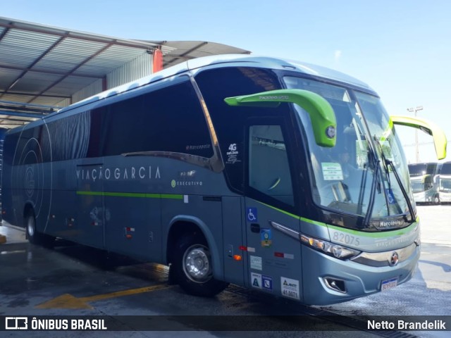 Viação Garcia 82075 na cidade de Curitiba, Paraná, Brasil, por Netto Brandelik. Número da foto: #9362343.