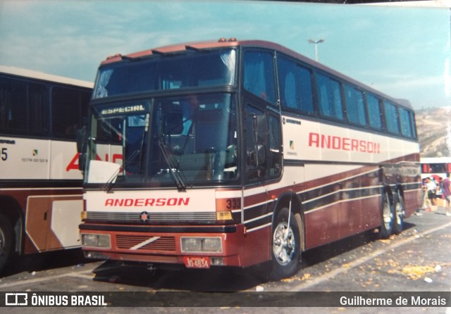 Anderson Transportes Turísticos 333 na cidade de Aparecida, São Paulo, Brasil, por Guilherme de Morais. ID da foto: 9362498.