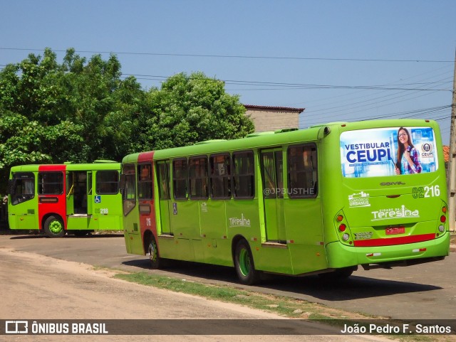 Transporte Coletivo Cidade Verde 02216 na cidade de Teresina, Piauí, Brasil, por João Pedro F. Santos. Número da foto: #9362607.