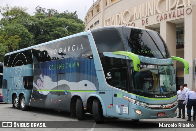 Viação Garcia 8624 na cidade de São Paulo, São Paulo, Brasil, por Marcelo Ribeiro. ID da foto: 9361916.