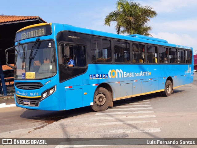 JTP Transportes - COM Embu das Artes 01.110 na cidade de Embu das Artes, São Paulo, Brasil, por Luis Fernando Santos. Número da foto: #9363669.