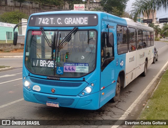 Viação Grande Vitória 23177 na cidade de Cariacica, Espírito Santo, Brasil, por Everton Costa Goltara. ID da foto: 9362468.