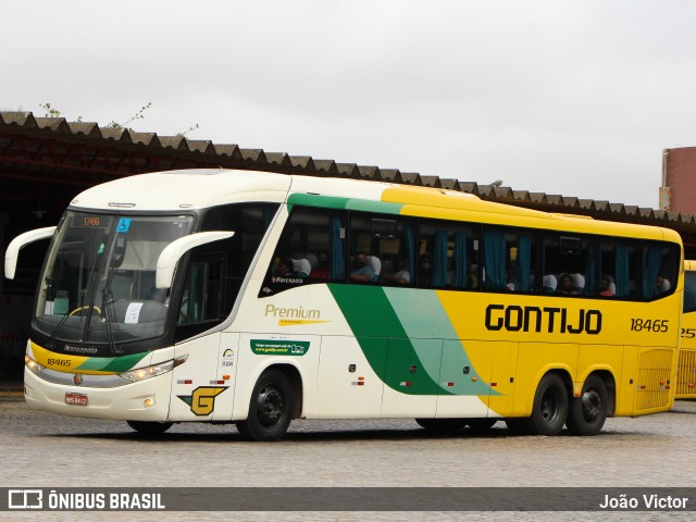 Empresa Gontijo de Transportes 18465 na cidade de Vitória da Conquista, Bahia, Brasil, por João Victor. ID da foto: 9363989.