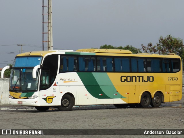 Empresa Gontijo de Transportes 17170 na cidade de Feira de Santana, Bahia, Brasil, por Anderson  Bacelar. ID da foto: 9363337.