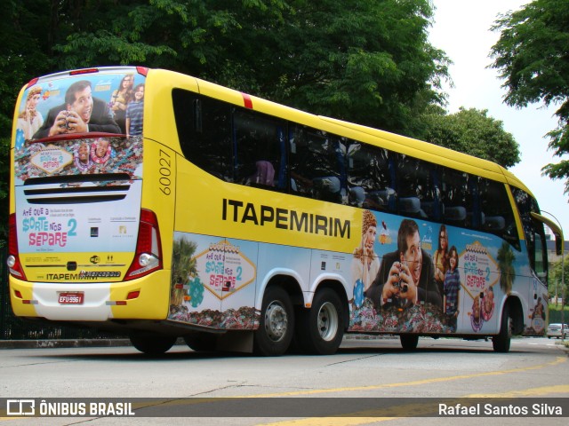 Viação Itapemirim 60027 na cidade de São Paulo, São Paulo, Brasil, por Rafael Santos Silva. Número da foto: #9364337.