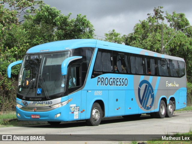 Auto Viação Progresso 6095 na cidade de Recife, Pernambuco, Brasil, por Matheus Lex. Número da foto: #9366289.