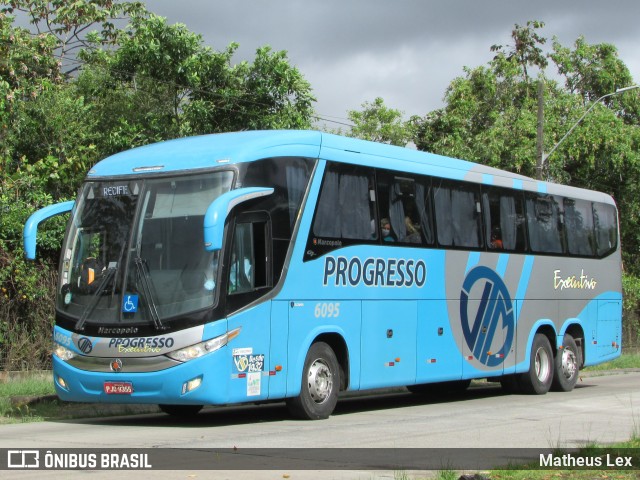 Auto Viação Progresso 6095 na cidade de Recife, Pernambuco, Brasil, por Matheus Lex. ID da foto: 9366289.