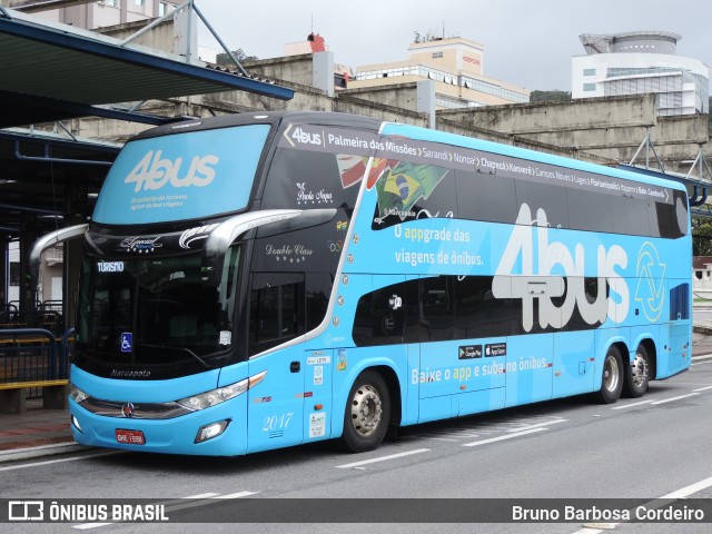 4bus - Cooperativa de Transporte Rodoviário de Passageiros Serviços e Tecnologia - Buscoop 2017 na cidade de Florianópolis, Santa Catarina, Brasil, por Bruno Barbosa Cordeiro. ID da foto: 9366970.