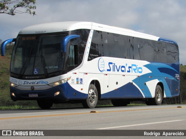 Silva's Rio Turismo e Fretamento 2024 na cidade de Conselheiro Lafaiete, Minas Gerais, Brasil, por Rodrigo  Aparecido. ID da foto: 9365185.