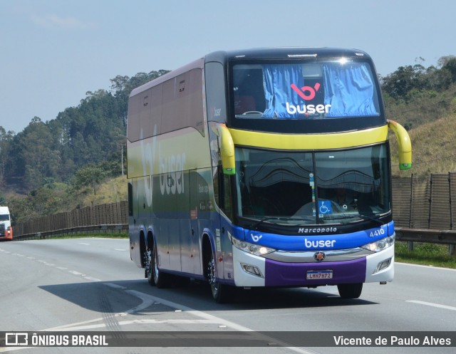 Buser Brasil Tecnologia 4410 na cidade de Santa Isabel, São Paulo, Brasil, por Vicente de Paulo Alves. ID da foto: 9364714.