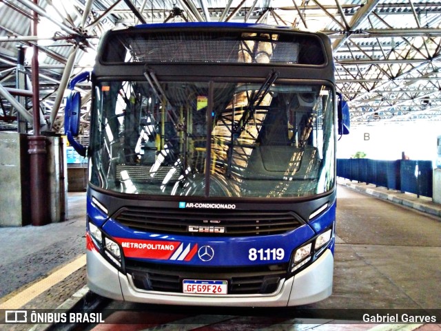 Next Mobilidade - ABC Sistema de Transporte 81.119 na cidade de Santo André, São Paulo, Brasil, por Gabriel Garves. ID da foto: 9365670.